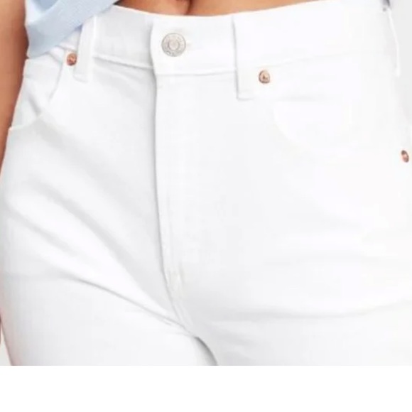 Gap White Jeans Vintage Flare High Rise Denim - Picture 2 of 4